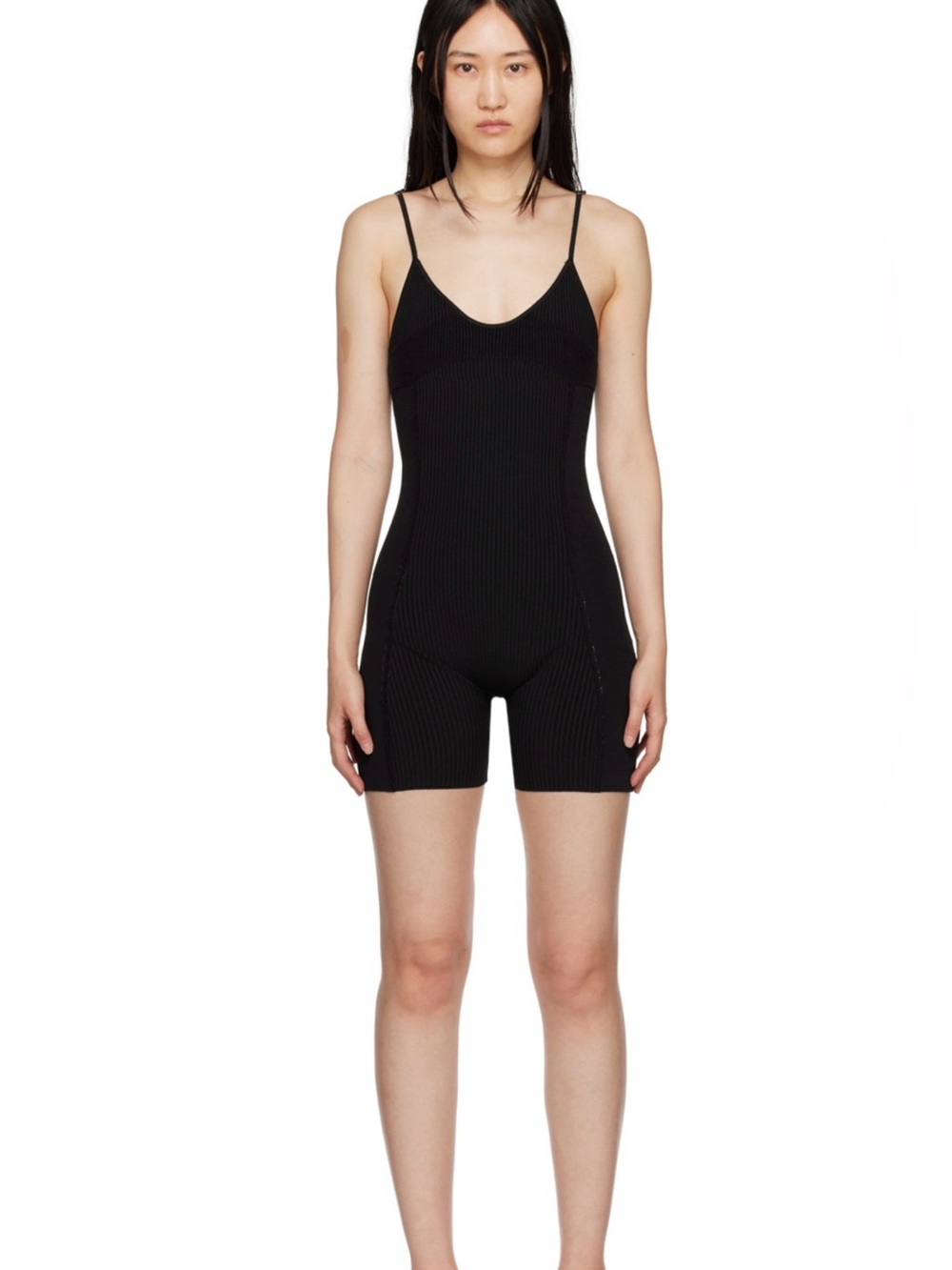 Jacquemus Black Ribbed Bodysuit - Picture 5 of 7